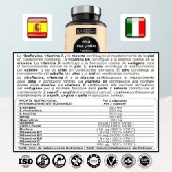 Vittalogy Vitamins Hair Skin and Nails 2x120 Capsules【SAVINGS PACK】