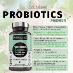 Vittalogy Probiotics Premium Probiótico 3x60 Comprimidos【PACK AHORRO】