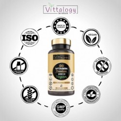 Vittalogy Vitamin D3 Premium Vegan 2x90 Capsules