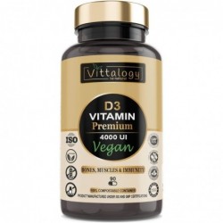 Vittalogy Vitamin D3 Premium Vegan 3x90 Capsules