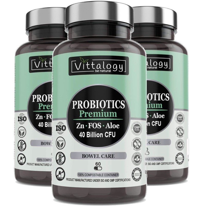 Vittalogy Probiotics Premium 3x60 Tablets Vittalogy Probiotics Premium 3x60 Tablets
