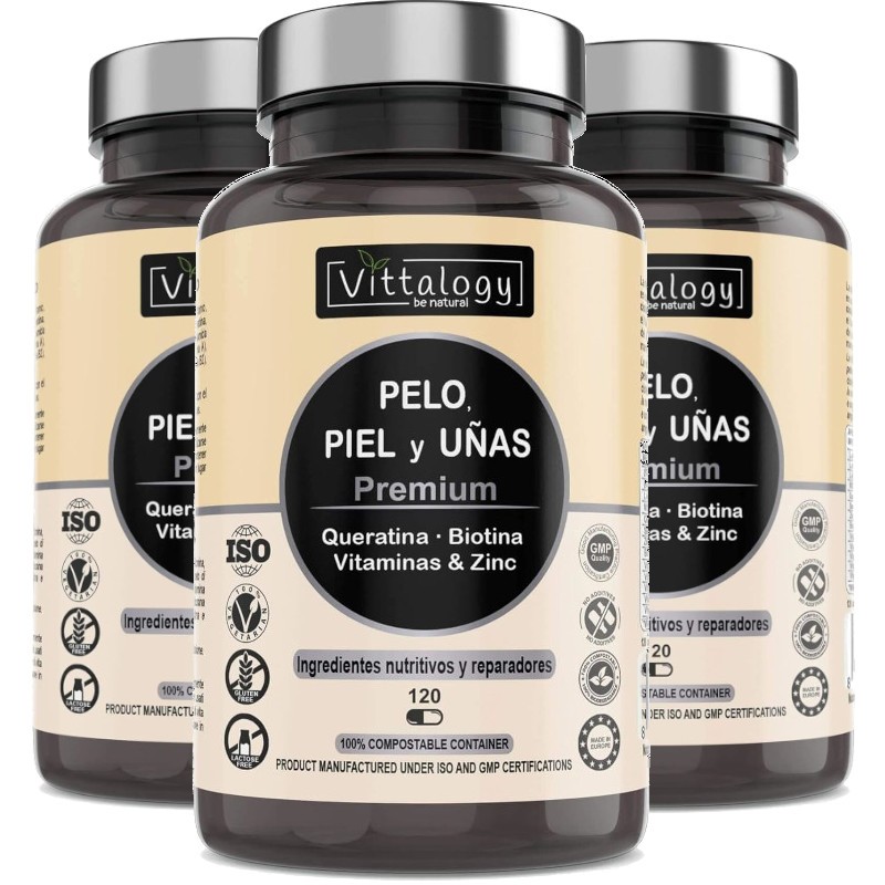 Vittalogy Hair, Skin and Nails 3x120 Capsules
