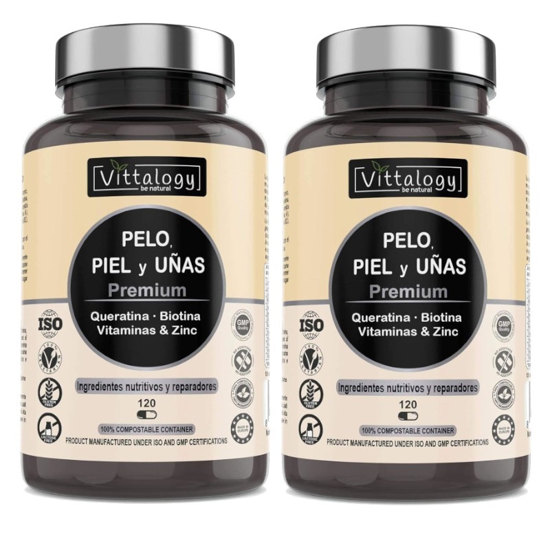 Vittalogy Hair, Skin and Nails 2x120 Capsules Vittalogy Hair, Skin and Nails 2x120 Capsules