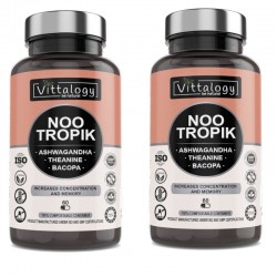 Vittalogy Vitaminas Memoria y Concentración Nootropik 2x60 Cap【PACK AHORRO】