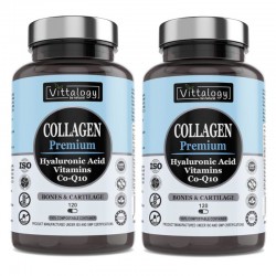 Vittalogy Colágeno Natural Collagen Premium 2x120 Comprimidos【PACK AHORRO】