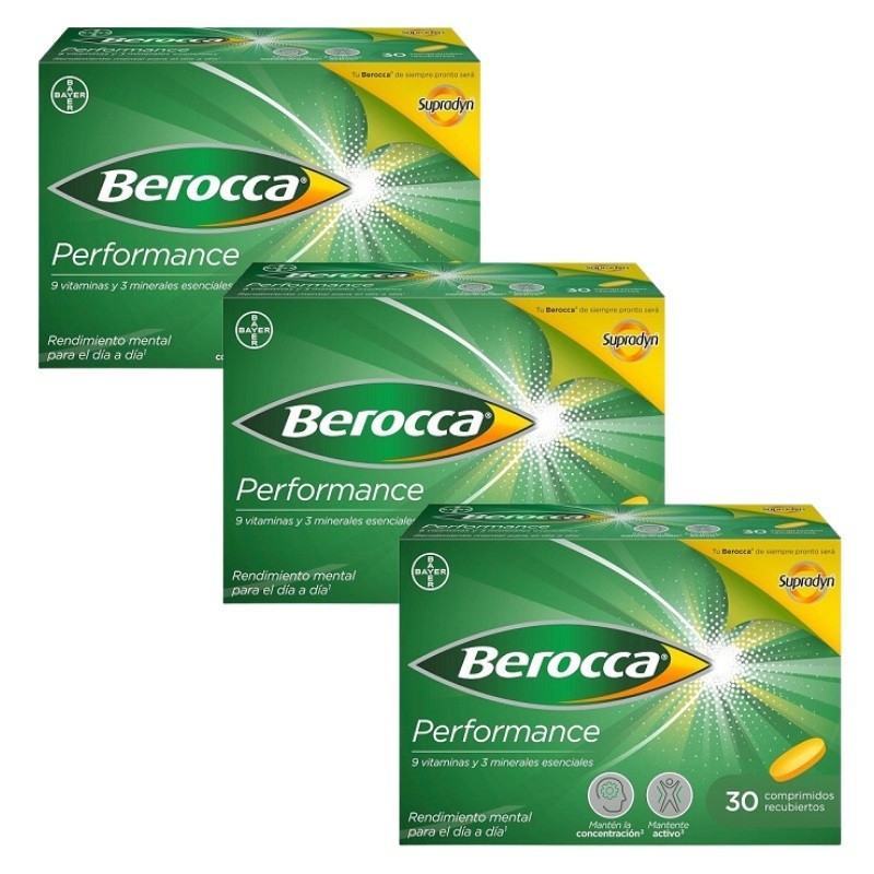 BEROCCA Performance 3x30 Comprimés