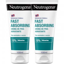 NEUTROGENA Crema Pies Absorción Inmediata DUPLO 2x100ml