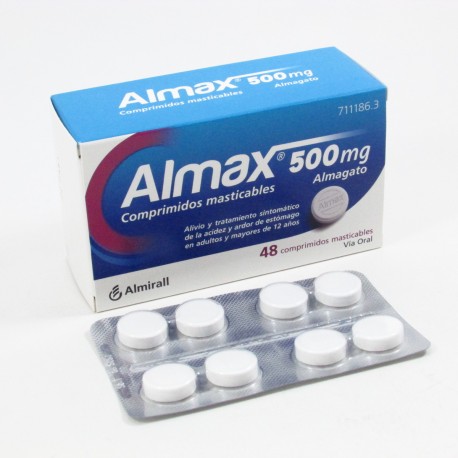 ALMAX 500MG 48 Comprimés à Croquer