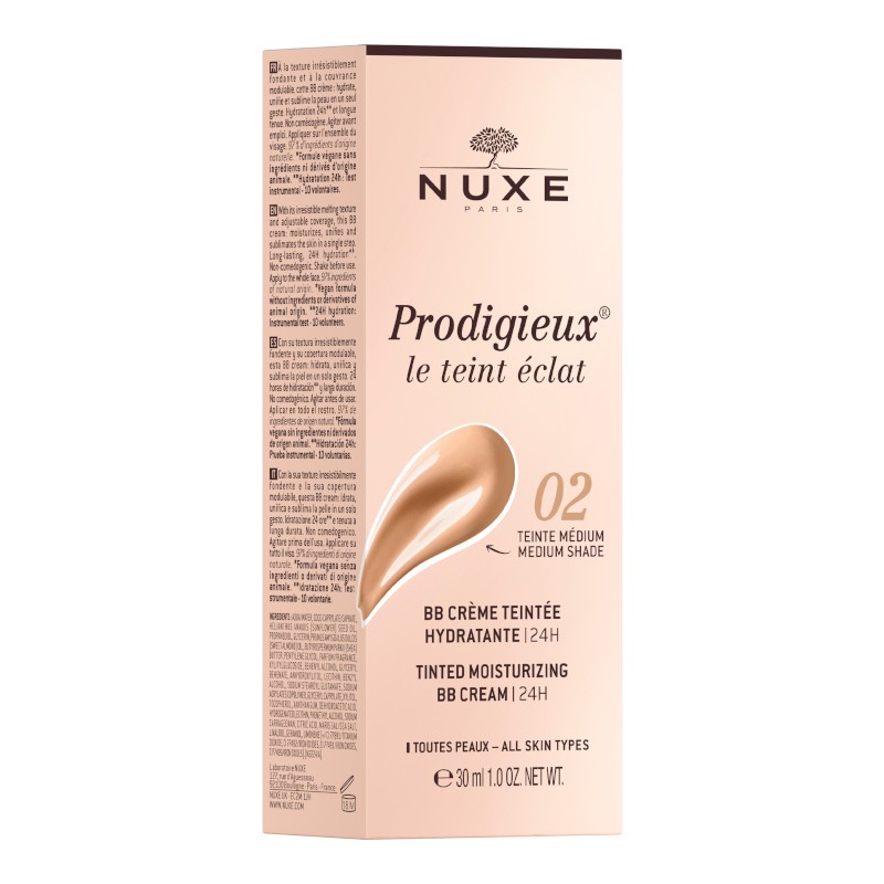 Nuxe Prodigieux Bb Cream Moisturizing Tinted Light Medium Tone Ml Offer