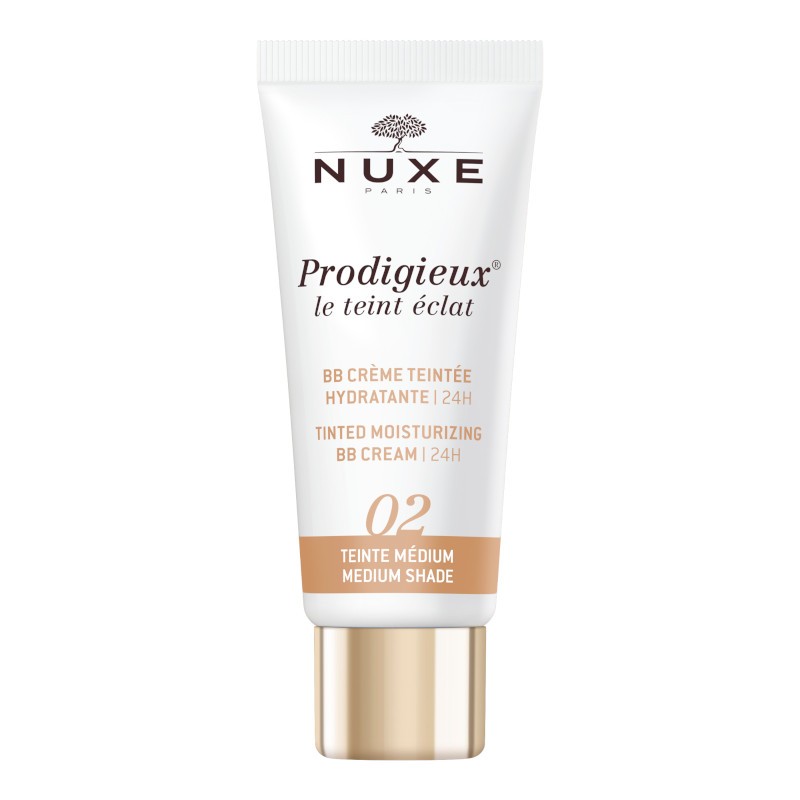 Nuxe Prodigieux BB Cream idratante con tono medio chiaro colorato 30 ml