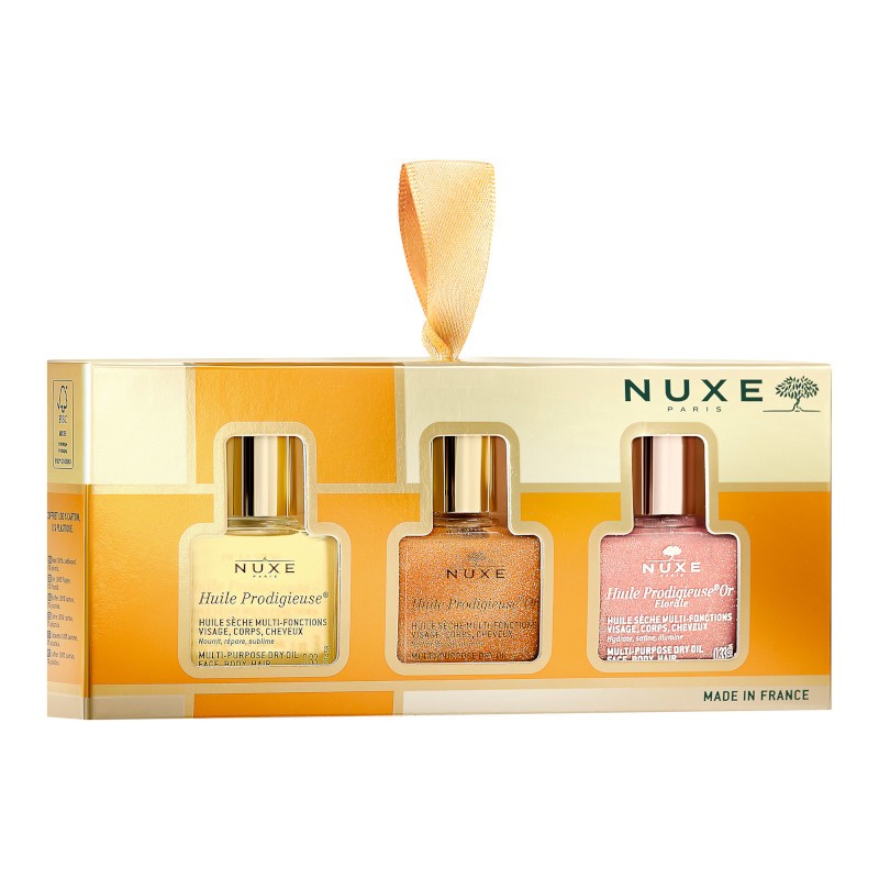 Nuxe Huile Prodigieuse Beauty Box 3 Oli Iconici Nuxe Huile Prodigieuse Beauty Box 3 Oli Iconici