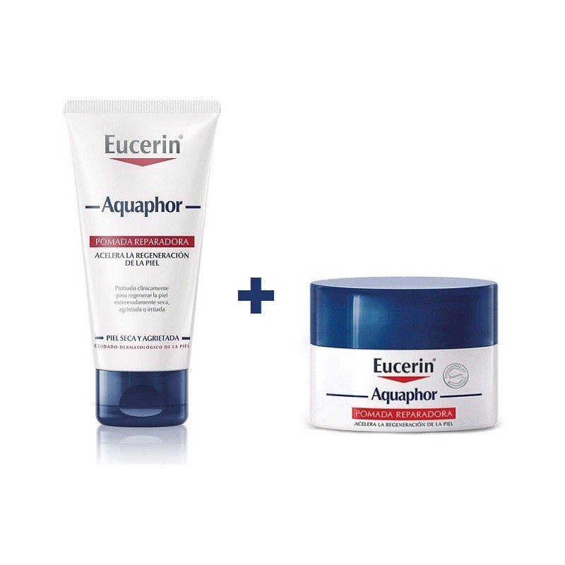 EUCERIN Aquaphor Pomada Reparadora 45g + Bálsamo Nariz y Labios 7g