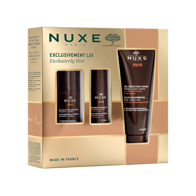 Nuxe Chest Exclusively Him: set di cura per gli uomini Nuxe Chest Exclusively Him: set di cura per gli uomini