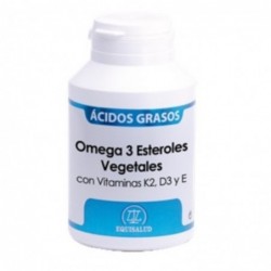 Equisalud Omega 3 Pflanzensterole mit Vitaminen K2 + D3 + E 120 Kapseln
