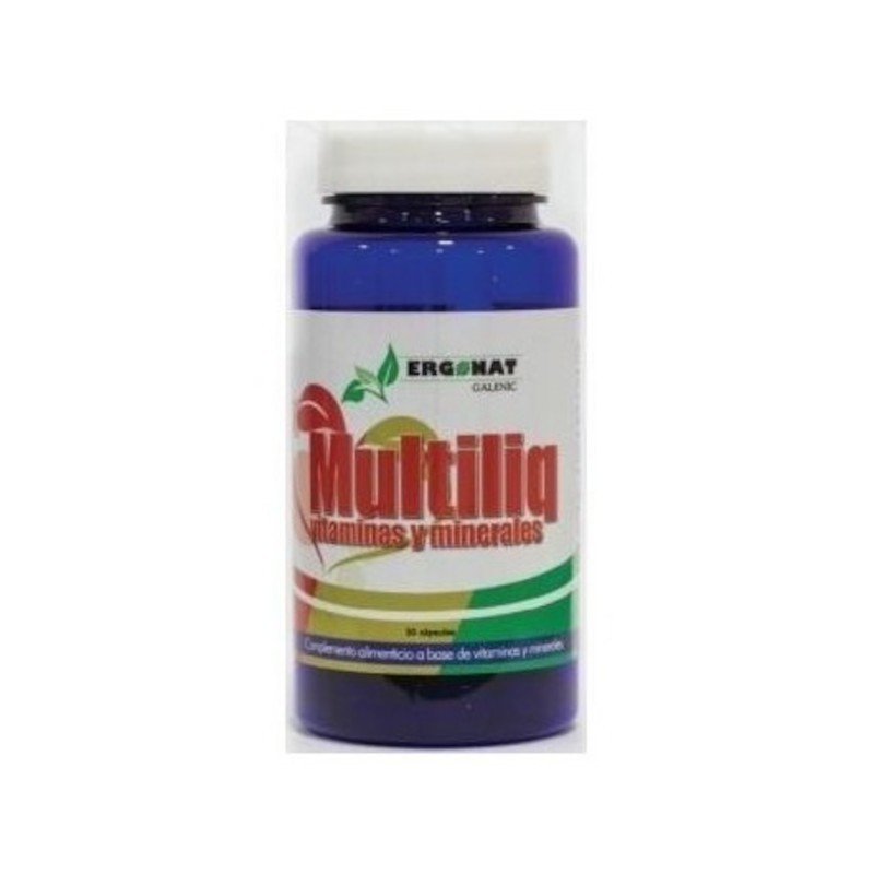 ERGONATURAL Multiliq Vitamin and Minerals 30 Capsules ERGONATURAL Multiliq Vitamin and Minerals 30 Capsules