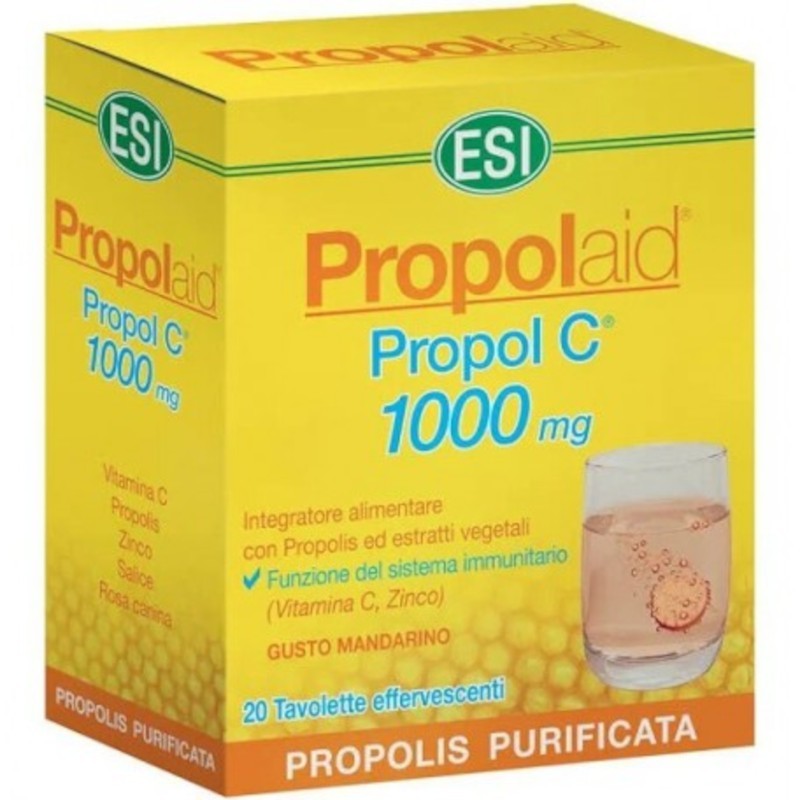 Esi Propolaid Propol C 20 Comprimés Effervescents Esi Propolaid Propol C 20 Comprimés Effervescents