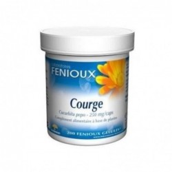 Fenioux Courge (Abóbora) 250 mg 200 Cápsulas