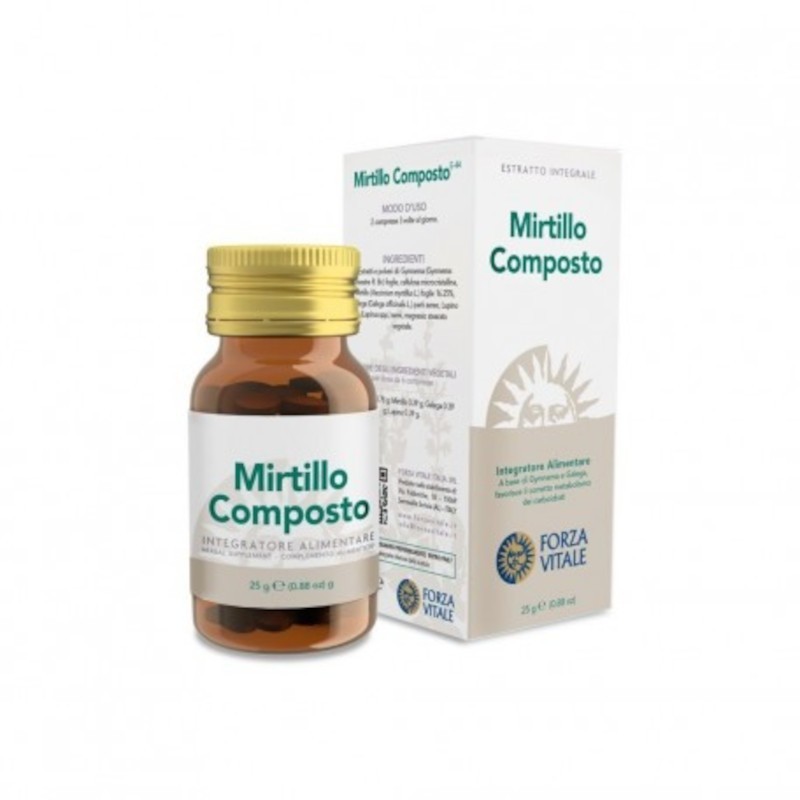 Forza Vitale Mirtilo Composto 25 gr Forza Vitale Mirtilo Composto 25 gr