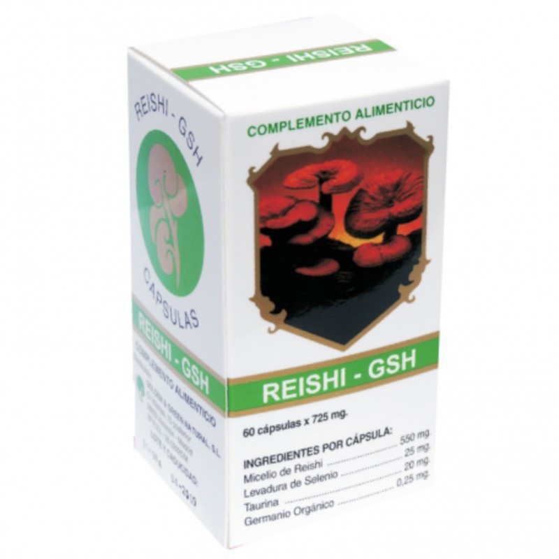 Reishi Gsh dorato e verde 120 capsule Reishi Gsh dorato e verde 120 capsule