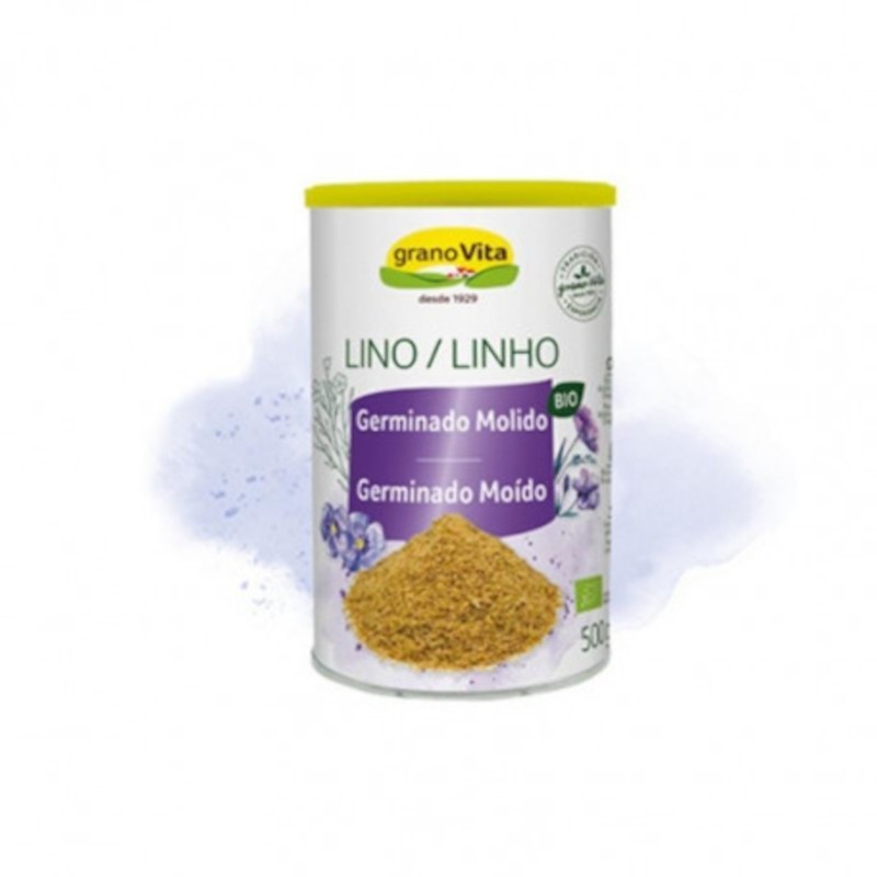 Granovita Bio gemahlener gekeimter Flachs 500 gr