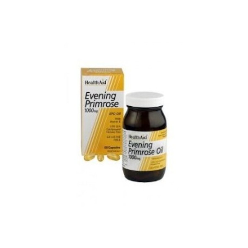 Health Aid Huile d'onagre 1000 mg 60 Gélules