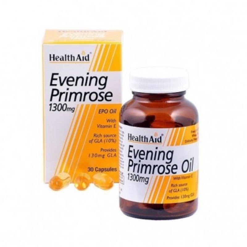 Health Aid Huile d'onagre 1300 mg 30 Gélules