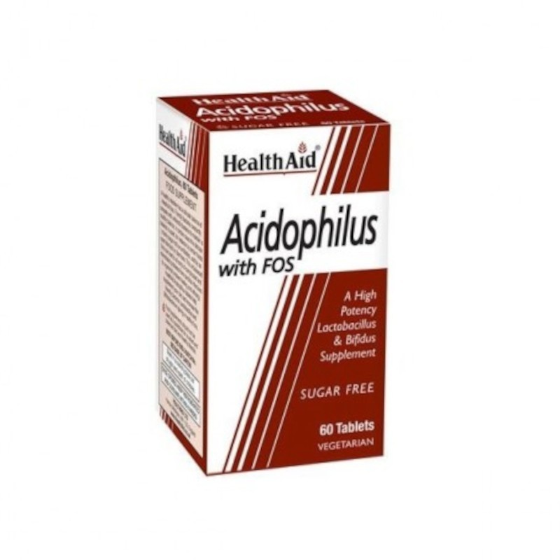 Health Aid Acidophilus with Fos 60 Tablets Health Aid Acidophilus with Fos 60 Tablets