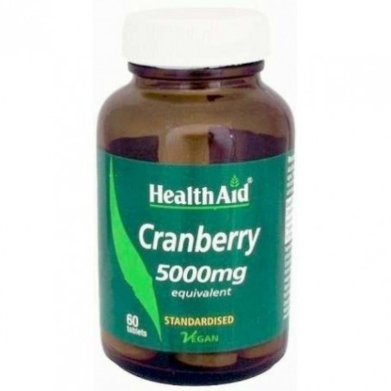 Health Aid Canneberge 60 comprimés 5000 mg