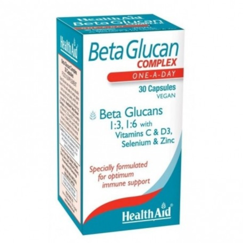 Health Aid Beta Glucan Complex 30 Capsules Health Aid Beta Glucan Complex 30 Capsules
