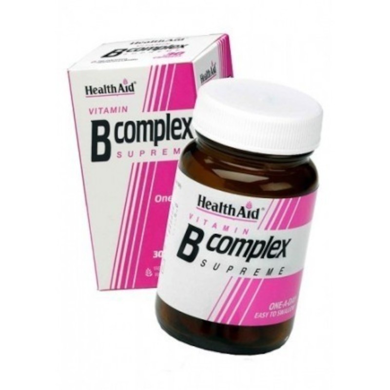 Health Aid Complexe de Vitamine B 30 Gélules Health Aid Complexe de Vitamine B 30 Gélules
