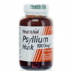 Health Aid Fibra de Cáscara de Psyllium 60 Cápsulas