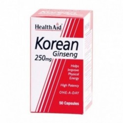 Health Aid Ginseng coréen 250 mg 50 Gélules