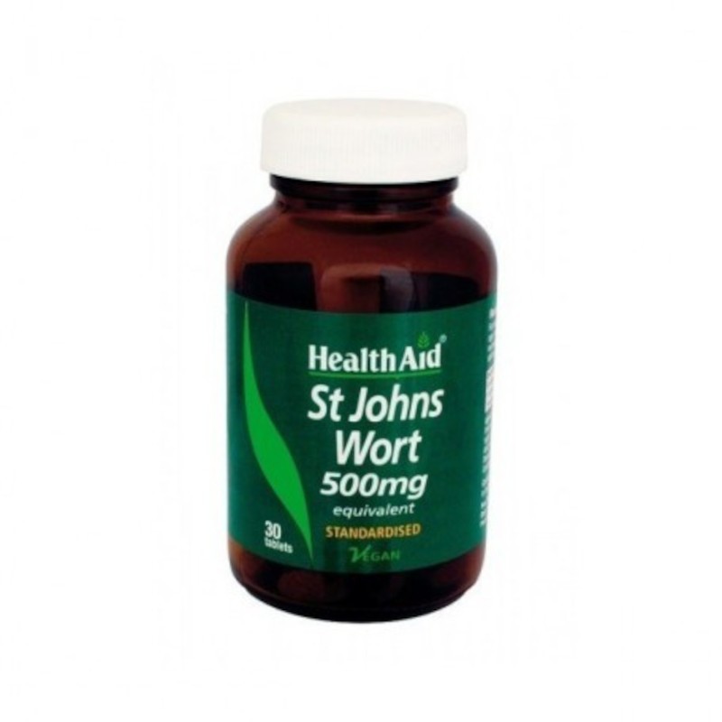 Health Aid Millepertuis 500 mg 30 Comprimés Health Aid Millepertuis 500 mg 30 Comprimés