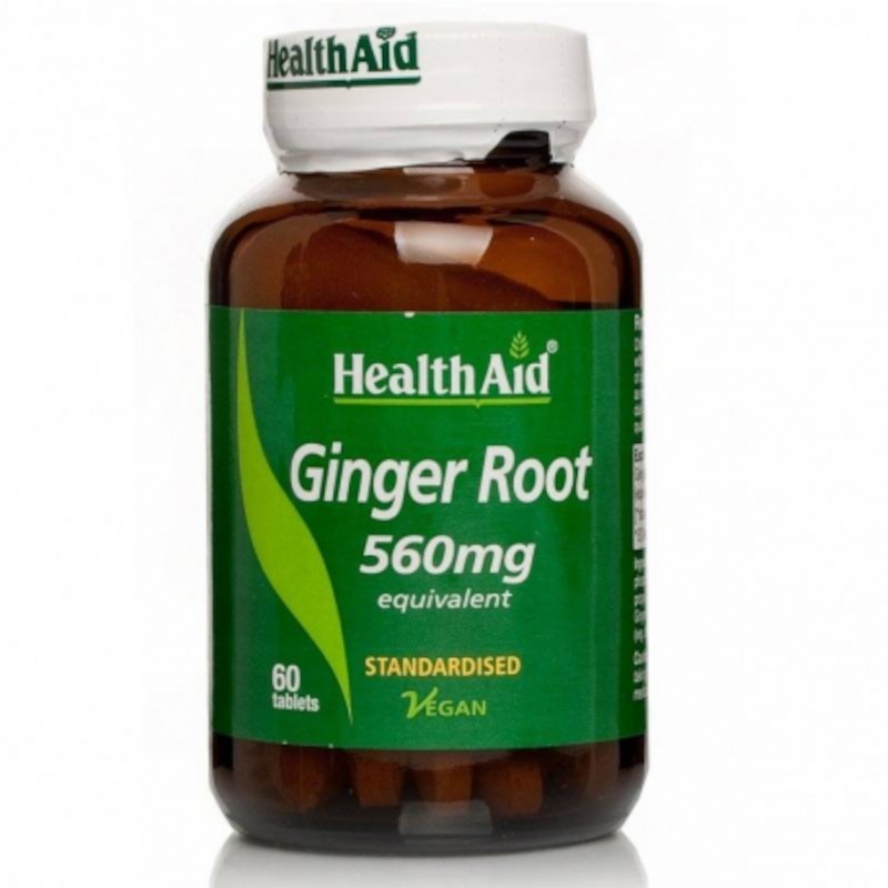 Health Aid Radice di zenzero 560 mg 60 compresse