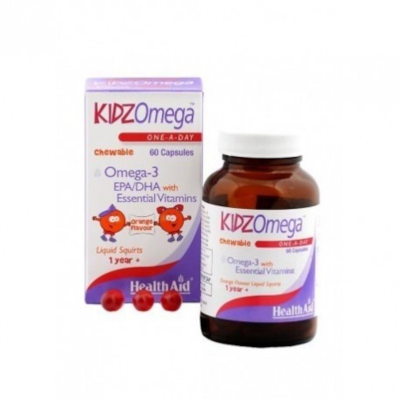 Health Aid Kidz Omega 60 Cápsulas Masticables Health Aid Kidz Omega 60 Cápsulas Masticables