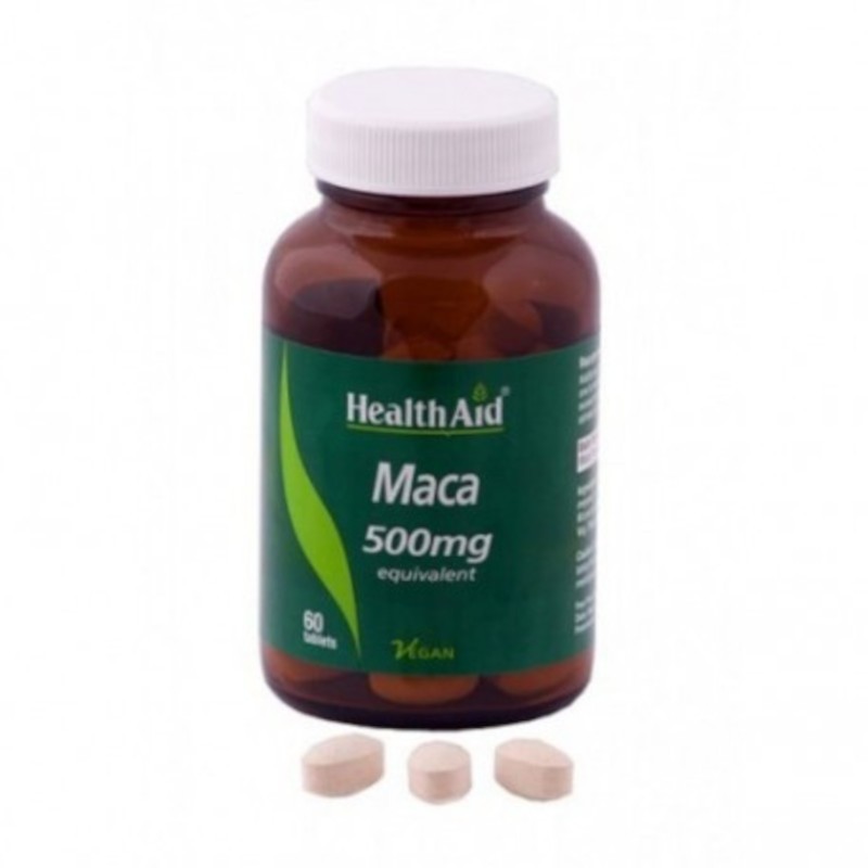 Health Aid Maca (Lepidium Meyenii) 500 mg 60 compresse Health Aid Maca (Lepidium Meyenii) 500 mg 60 compresse