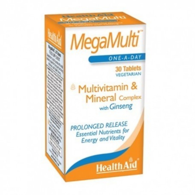 Health Aid MegaMulti with Ginseng 30 Tablets Health Aid MegaMulti with Ginseng 30 Tablets