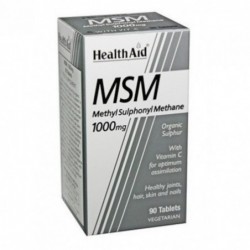 Health Aid MSM Metilsulfonilmetano 1000 mg 90 Comprimidos