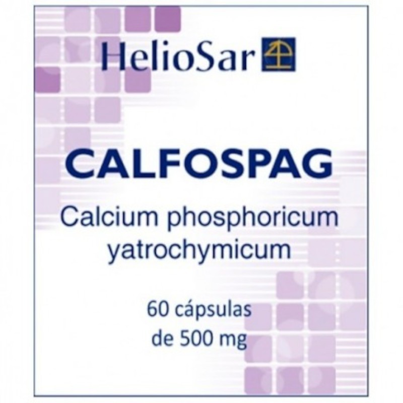 Heliosar Calfospag Cálcio Fosfórico 60 Cápsulas Heliosar Calfospag Cálcio Fosfórico 60 Cápsulas