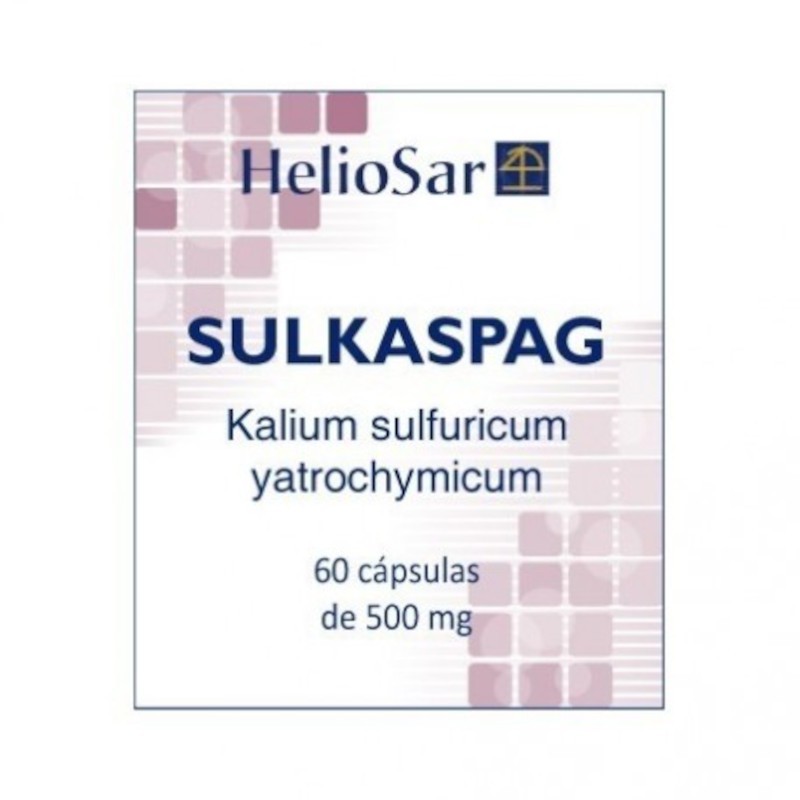 Heliosar Sulkaspag Kalium Sulfuricum 60 capsule Heliosar Sulkaspag Kalium Sulfuricum 60 capsule
