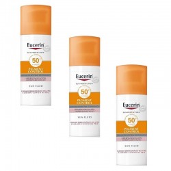 EUCERIN Sonnenfluid Pigment Control LSF 50+ (3x50ml) PACKANGEBOT