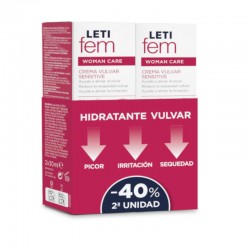LETIFEM Woman Care Crema Vulvar Sensitive Duplo 2x30 ml