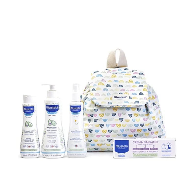 MUSTELA Littlemoments Rainbow Backpack