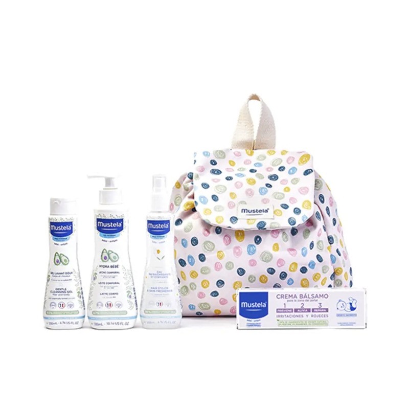 MUSTELA Littlemoments Polka Dot Backpack
