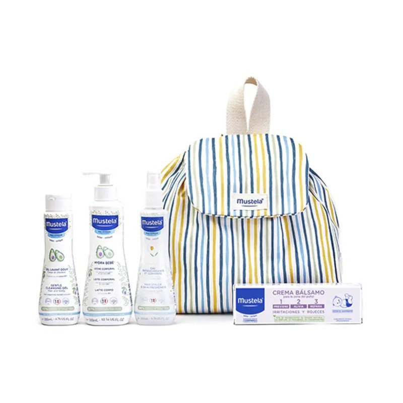 MUSTELA Littlemoments Gestreifter Rucksack 【ONLINE KAUFEN】 MUSTELA Littlemoments Gestreifter Rucksack 【ONLINE KAUFEN】