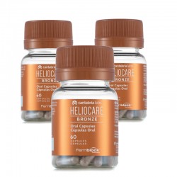 HELIOCARE Bronze Cápsulas de Fotoproteção Oral 3x60 Cápsulas