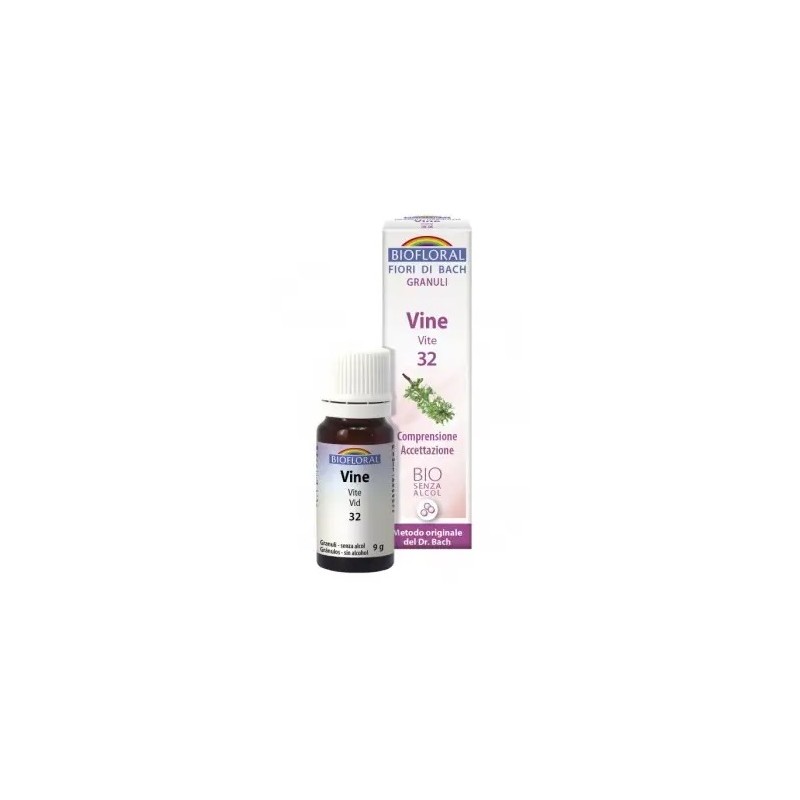 Biofloral Vine - Vid 32 (Understanding and Acceptance) Bio Bach Flowers Granules Alcohol Free 9 g Biofloral Vine - Vid 32 (Understanding and Acceptance) Bio Bach Flowers Granules Alcohol Free 9 g