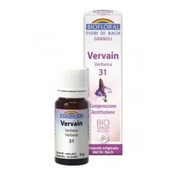 Biofloral Vervain - Verbena 31 (Understanding and Acceptance) Bio Bach Flowers Alcohol-Free Granules 9 g