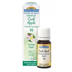 Biofloral Crab Apple - Wild Apple 10 (Courage and Hope) Bio Bach Flowers Alcohol-Free Granules 9 g