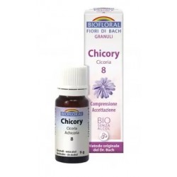Cicoria Biofloral - Chicory 8 (Comprensione e accettazione) Fiori di Bach Bio Granuli senza alcol 9 g